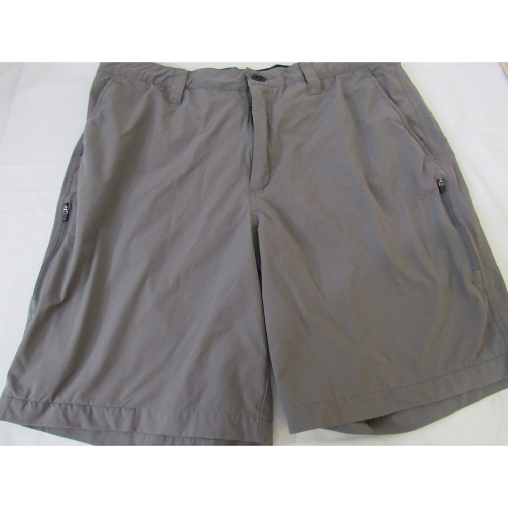 Orvis Men's Tech Shorts Size 36 Stretch Comfort Secure Pockets Gray Color - Picture 10 of 10